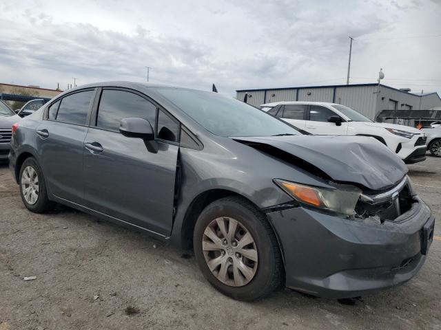 19XFB2F50CE374008 - 2012 HONDA CIVIC LX GRAY photo 4