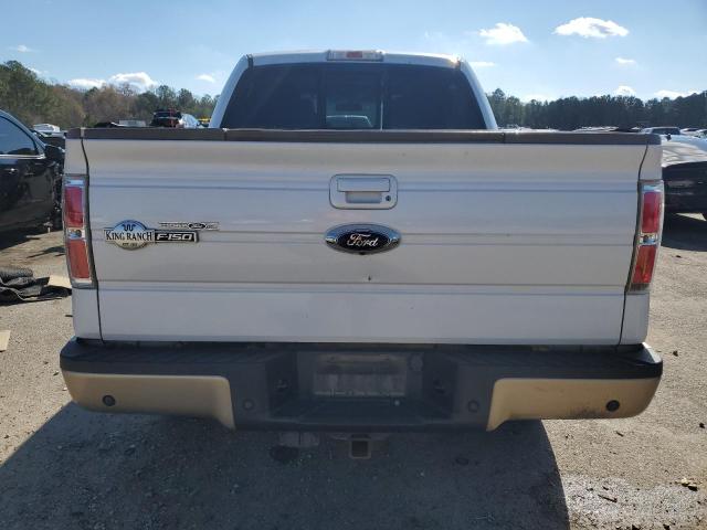 1FTFW1ET9CKD81471 - 2012 FORD F150 SUPERCREW WHITE photo 6