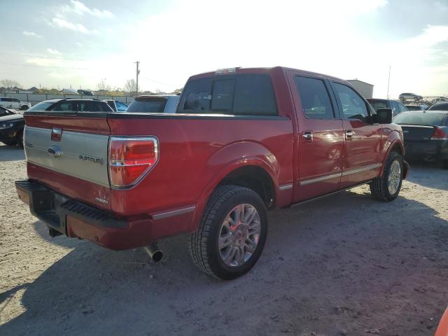 1FTFW1EF6CFB84695 - 2012 FORD F150 SUPERCREW RED photo 3