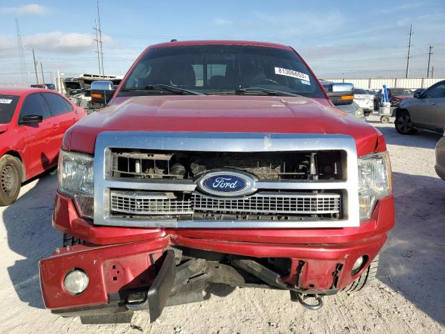1FTFW1EF6CFB84695 - 2012 FORD F150 SUPERCREW RED photo 5