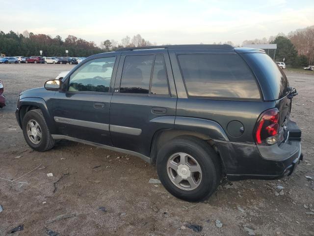 1GNDT13S242371660 - 2004 CHEVROLET TRAILBLAZE LS GRAY photo 2