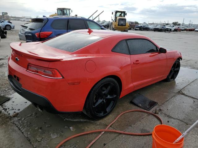 2G1FD1E34F9299670 - 2015 CHEVROLET CAMARO LT RED photo 3