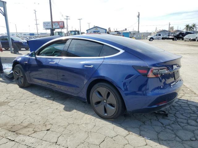 5YJ3E1EA2LF631201 - 2020 TESLA MODEL 3 BLUE photo 2