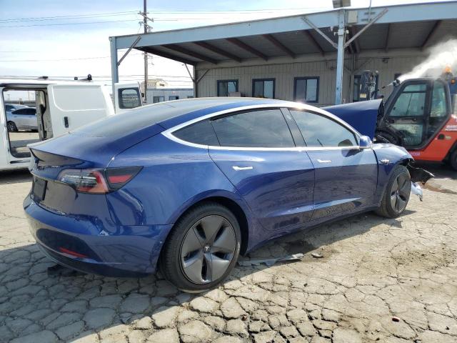 5YJ3E1EA2LF631201 - 2020 TESLA MODEL 3 BLUE photo 3