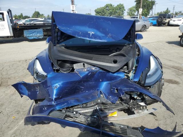 5YJ3E1EA2LF631201 - 2020 TESLA MODEL 3 BLUE photo 5