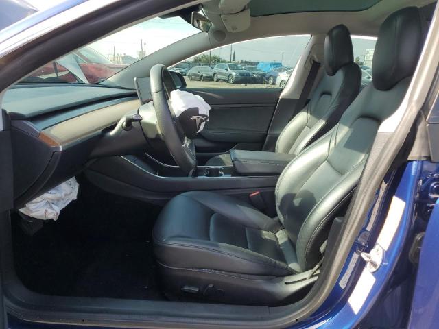 5YJ3E1EA2LF631201 - 2020 TESLA MODEL 3 BLUE photo 7