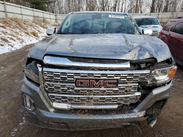 1GTG6EENXM1285966 - 2021 GMC CANYON DENALI GRAY photo 5