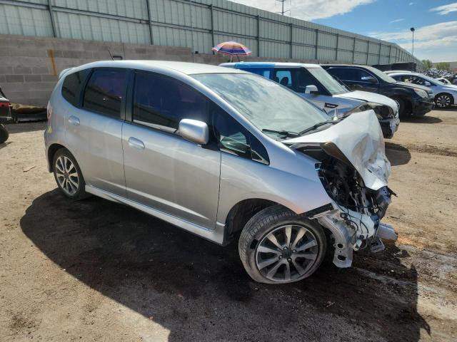 JHMGE8H58CC004118 - 2012 HONDA FIT SPORT SILVER photo 4