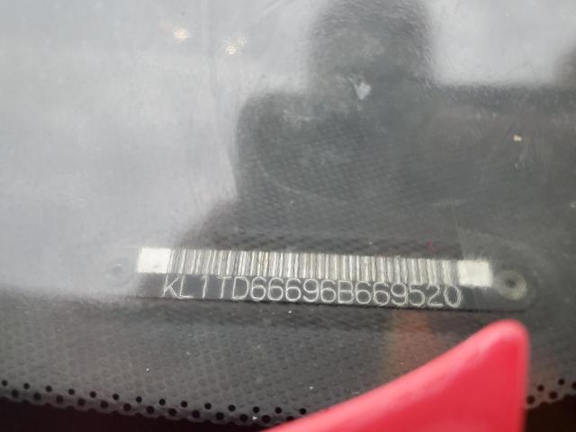 KL1TD66696B669520 - 2006 CHEVROLET AVEO BASE 红色 照片 13