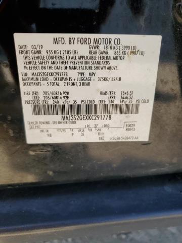 MAJ3S2GEXKC291778 - 2019 FORD ECOSPORT SE Qara foto 13