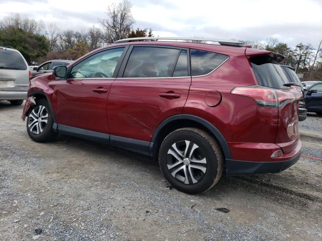 2T3BFREV6JW749625 - 2018 TOYOTA RAV4 LE BURGUNDY photo 2