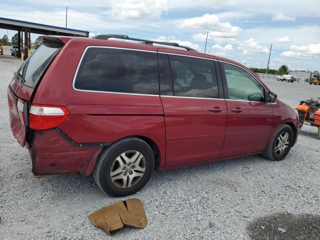 5FNRL38656B432585 - 2006 HONDA ODYSSEY EXL BURGUNDY photo 3