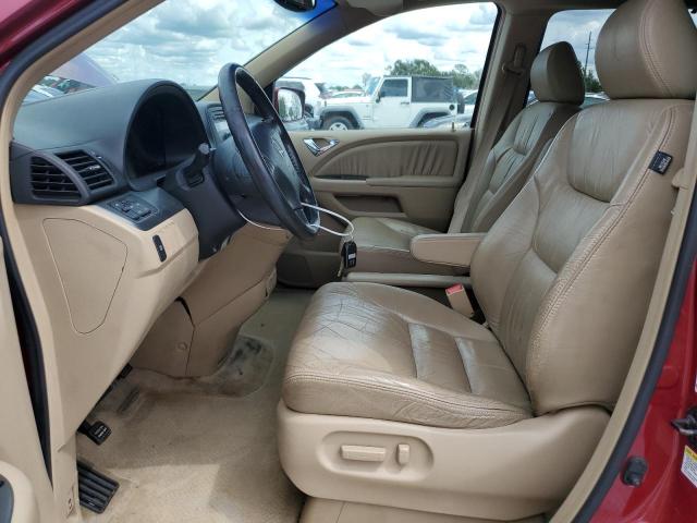 5FNRL38656B432585 - 2006 HONDA ODYSSEY EXL BURGUNDY photo 7