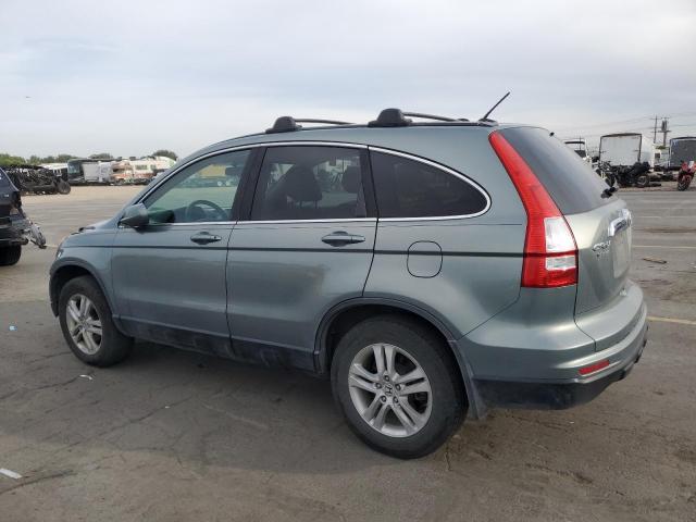 5J6RE4H78AL031007 - 2010 HONDA CR-V EXL GREEN photo 2