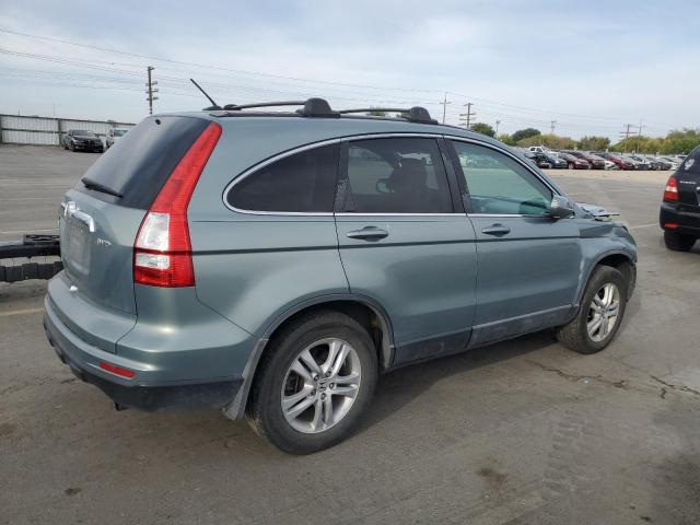 5J6RE4H78AL031007 - 2010 HONDA CR-V EXL GREEN photo 3