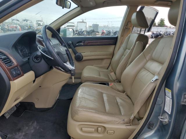 5J6RE4H78AL031007 - 2010 HONDA CR-V EXL GREEN photo 7