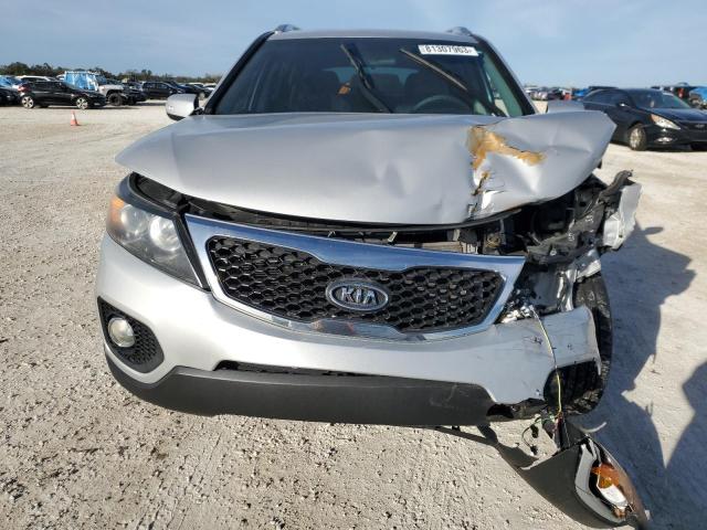 5XYKU3A69DG417571 - 2013 KIA SORENTO EX SILVER photo 5