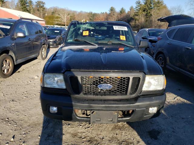 1FTYR14U86PA28222 - 2006 FORD RANGER SUPER CAB BLACK photo 5