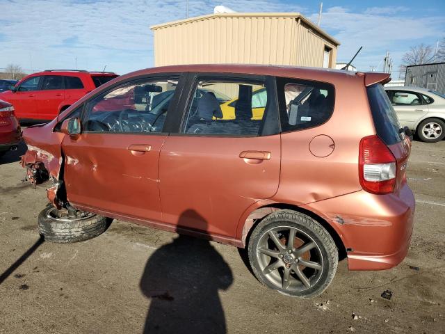 JHMGD38677S020871 - 2007 HONDA FIT S 橙色 照片 2