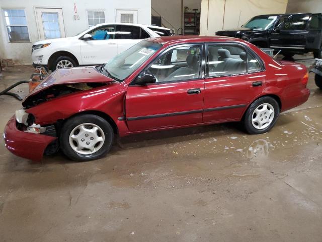 1Y1SK5283YZ438842 - 2000 CHEVROLET GEO PRIZM BASE BURGUNDY photo 1