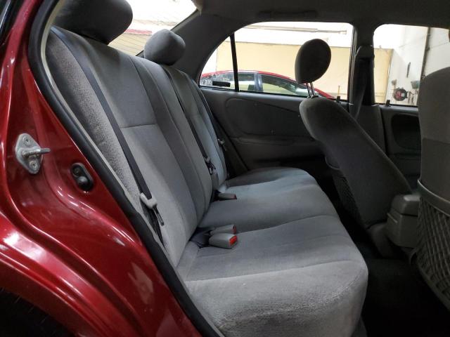 1Y1SK5283YZ438842 - 2000 CHEVROLET GEO PRIZM BASE BURGUNDY photo 10