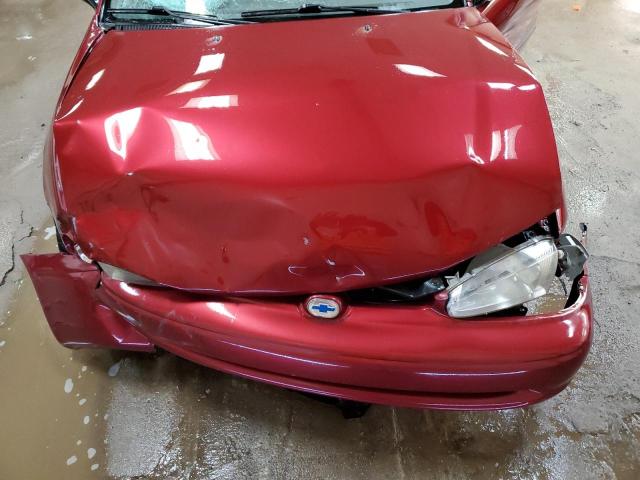 1Y1SK5283YZ438842 - 2000 CHEVROLET GEO PRIZM BASE BURGUNDY photo 11