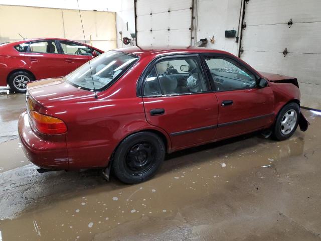 1Y1SK5283YZ438842 - 2000 CHEVROLET GEO PRIZM BASE BURGUNDY photo 3