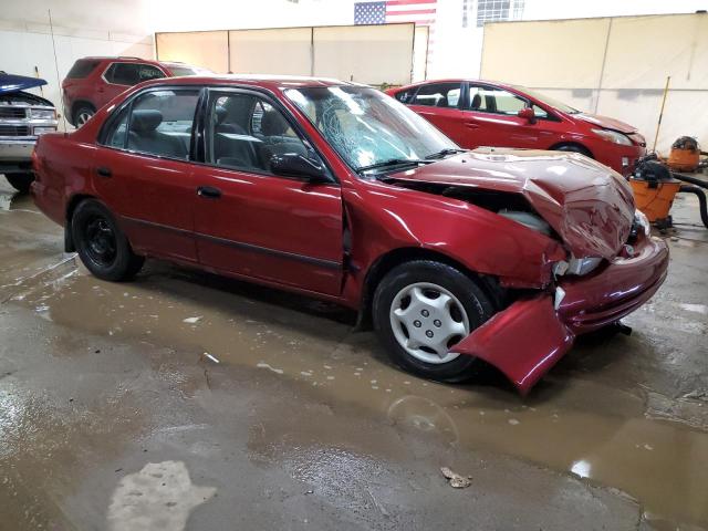 1Y1SK5283YZ438842 - 2000 CHEVROLET GEO PRIZM BASE BURGUNDY photo 4