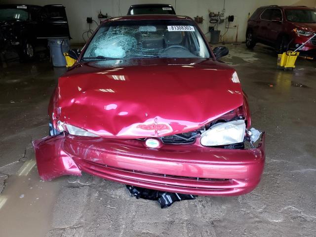 1Y1SK5283YZ438842 - 2000 CHEVROLET GEO PRIZM BASE BURGUNDY photo 5