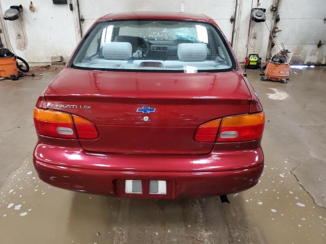 1Y1SK5283YZ438842 - 2000 CHEVROLET GEO PRIZM BASE BURGUNDY photo 6