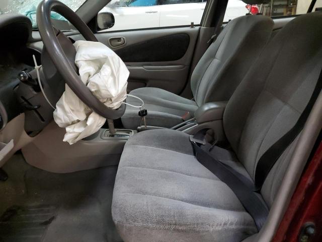 1Y1SK5283YZ438842 - 2000 CHEVROLET GEO PRIZM BASE BURGUNDY photo 7