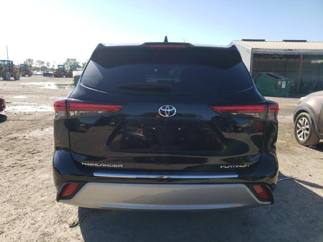 5TDFZRAH0MS048531 - 2021 TOYOTA HIGHLANDER PLATINUM BLACK photo 6