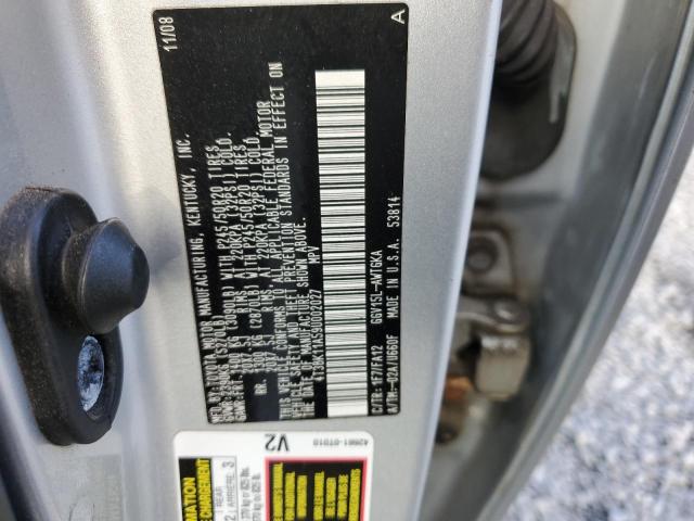 4T3BK11A59U002027 - 2009 TOYOTA VENZA SILVER photo 13