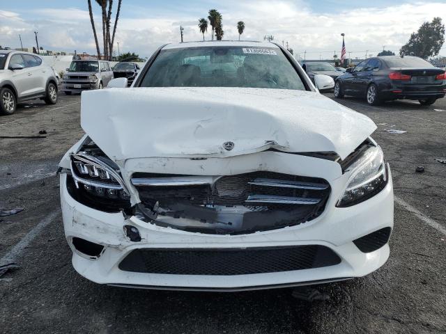 WDDWF8DB6LR546861 - 2020 MERCEDES-BENZ C 300 WHITE photo 5