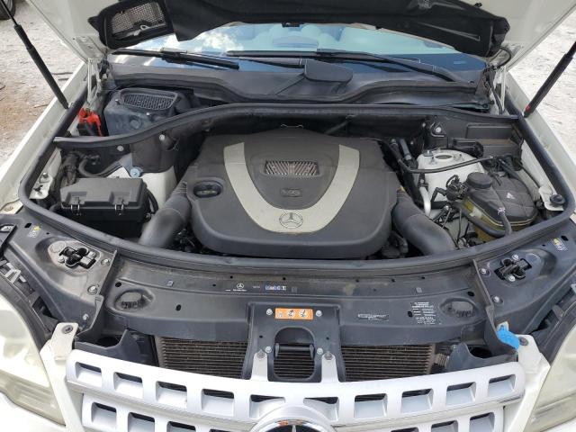4JGBB8GB8BA626882 - 2011 MERCEDES-BENZ ML 350 4MATIC WHITE photo 12