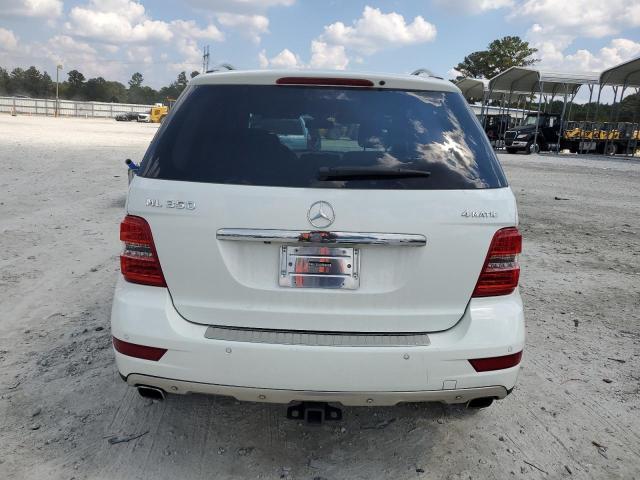 4JGBB8GB8BA626882 - 2011 MERCEDES-BENZ ML 350 4MATIC WHITE photo 6