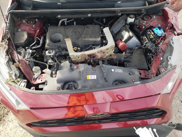 2T3W1RFV1MW121989 - 2021 TOYOTA RAV4 XLE BURGUNDY photo 12