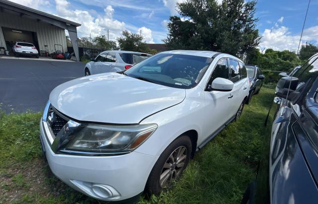 5N1AR2MN4EC638359 - 2014 NISSAN PATHFINDER S WHITE photo 2
