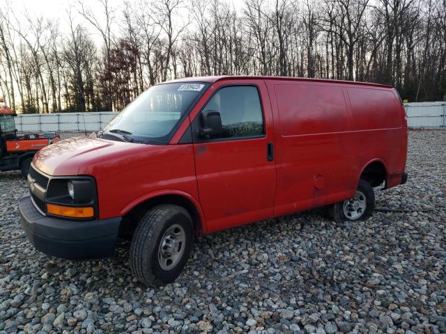 1GCHG35K991173923 - 2009 CHEVROLET EXPRESS VA RED photo 1