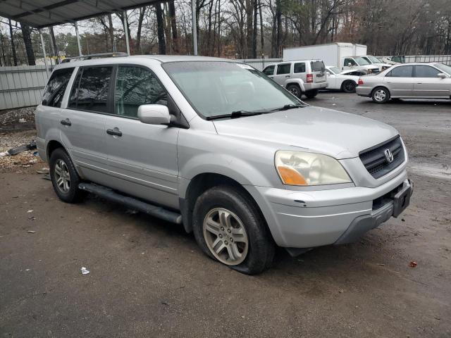 2HKYF187X3H530881 - 2003 HONDA PILOT EXL SILVER photo 4