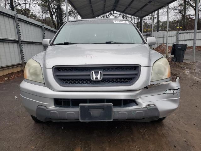 2HKYF187X3H530881 - 2003 HONDA PILOT EXL SILVER photo 5