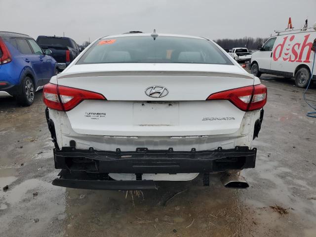 5NPE24AF1FH158742 - 2015 HYUNDAI SONATA SE WHITE photo 6