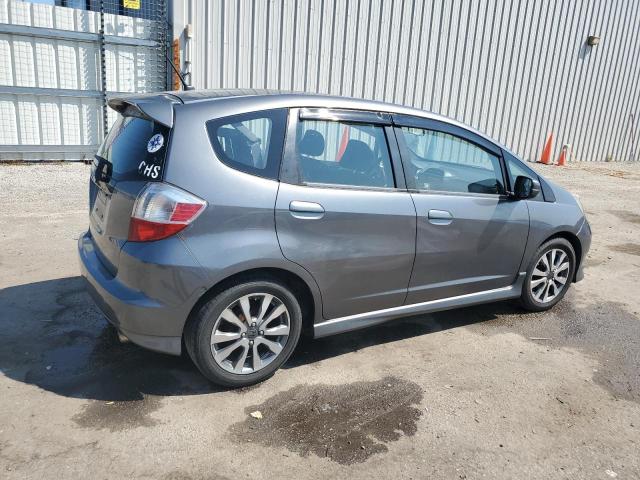 JHMGE8H50CC034939 - 2012 HONDA FIT SPORT GRAY photo 3