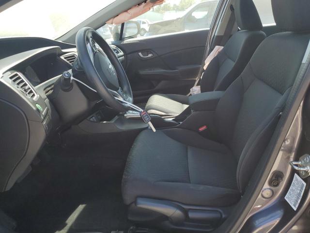 19XFB2F78FE034692 - 2015 HONDA CIVIC SE GRAY photo 7