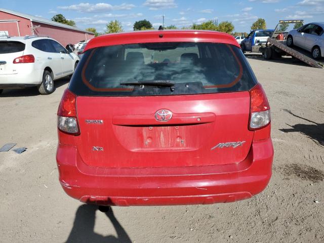 2T1KR32E34C789703 - 2004 TOYOTA COROLLA MA XR RED photo 6