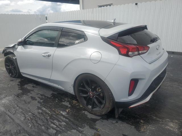 KMHTH6AB8LU024130 - 2020 HYUNDAI VELOSTER TURBO GRAY photo 2