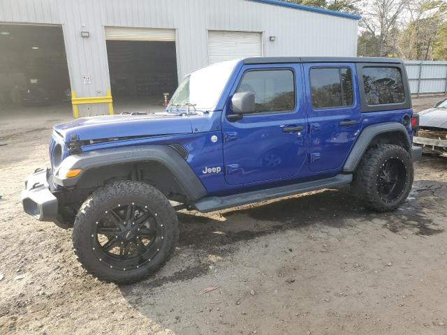 1C4HJXDN7KW524342 - 2019 JEEP WRANGLER U SPORT BLUE photo 1