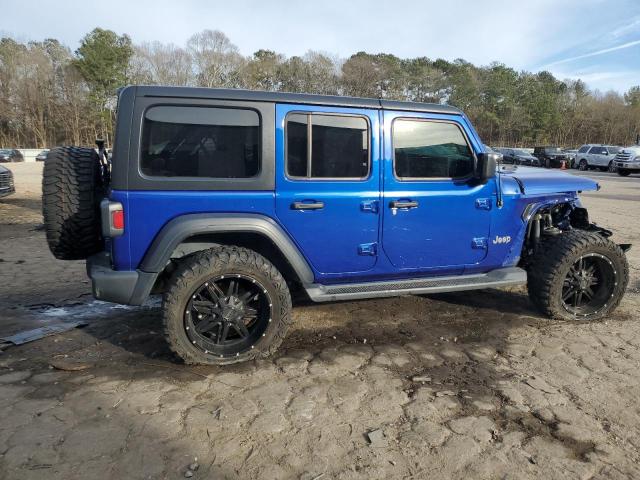 1C4HJXDN7KW524342 - 2019 JEEP WRANGLER U SPORT BLUE photo 3