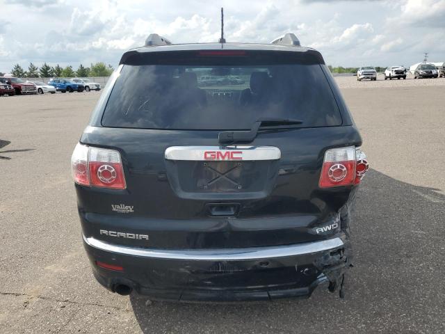 1GKKVTED1CJ261485 - 2012 GMC ACADIA DENALI BLACK photo 6