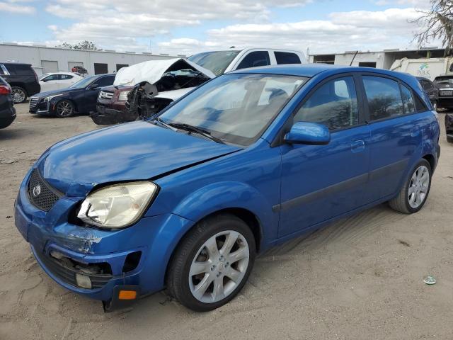 KNADE243196481452 - 2009 KIA RIO 5 SX BLUE photo 1